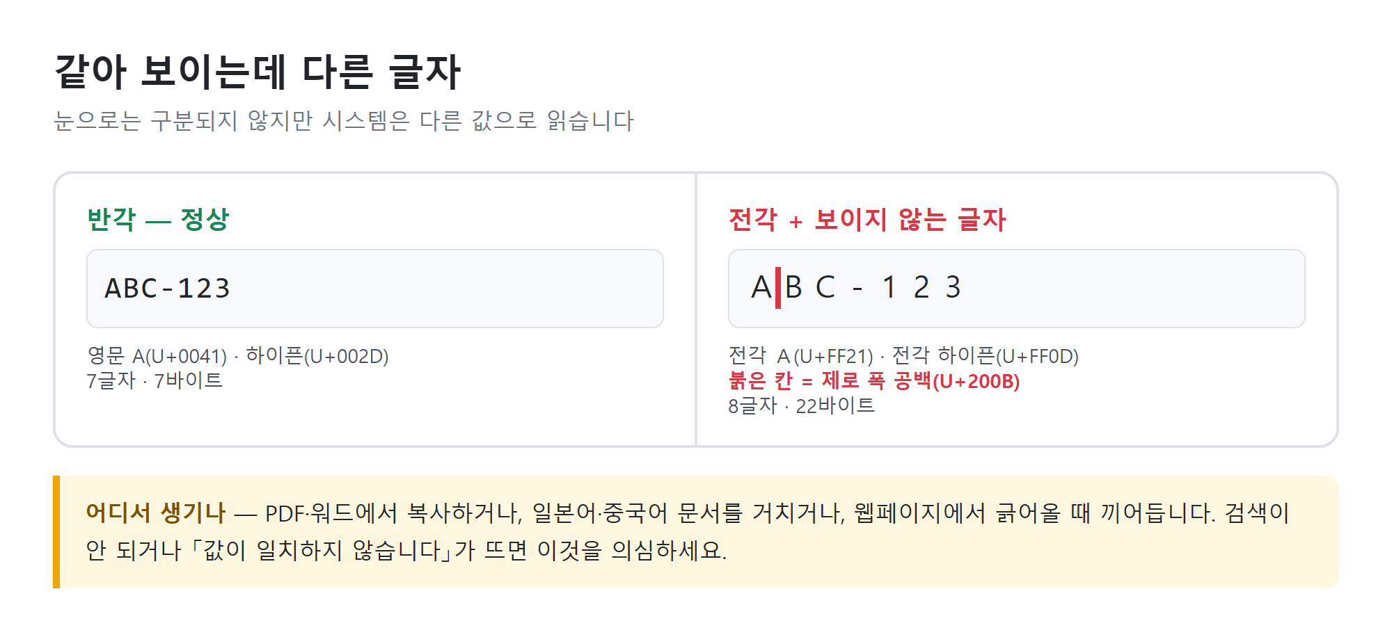 보이지 않는 문자